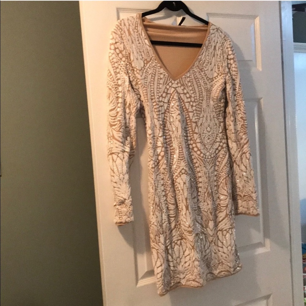 BCBGMaxaria Sequin Mini Dress